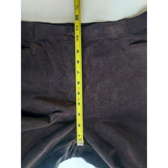 NWOT Ladies Tribal Stretch-Extensible Brown Corduroy Straight Mid-Rise Pants 12P - Picture 5 of 10